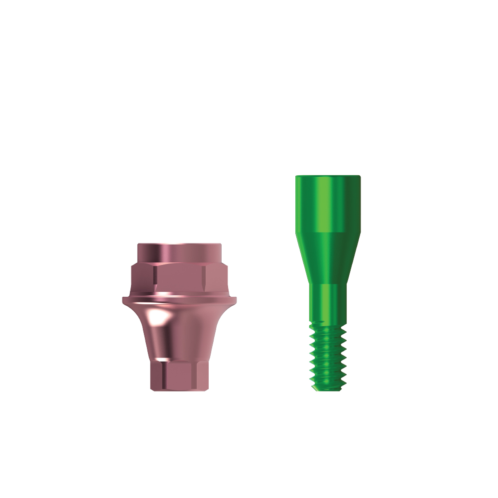 Straight Abutment Tissue Care + Screw Tissue Care 1.5mm