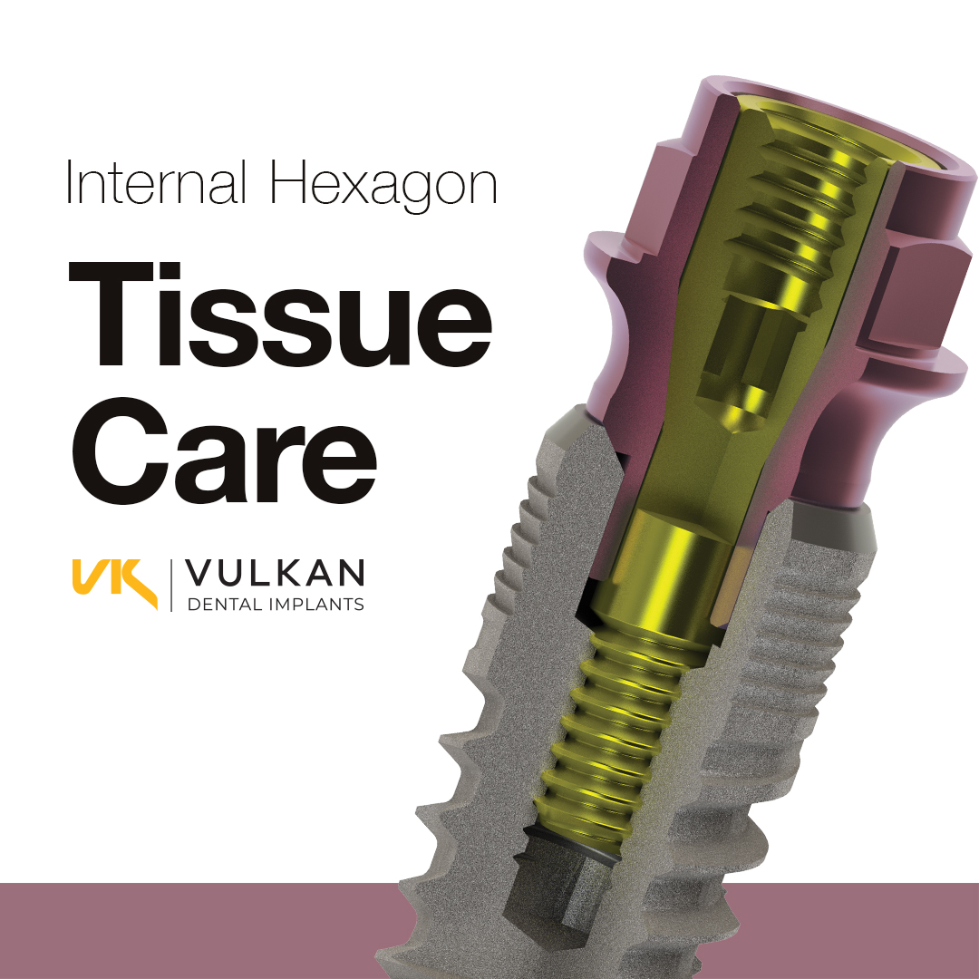 transepitelial Tissue care  para el sistema de implantes dentales vulkan implants internal hexagon