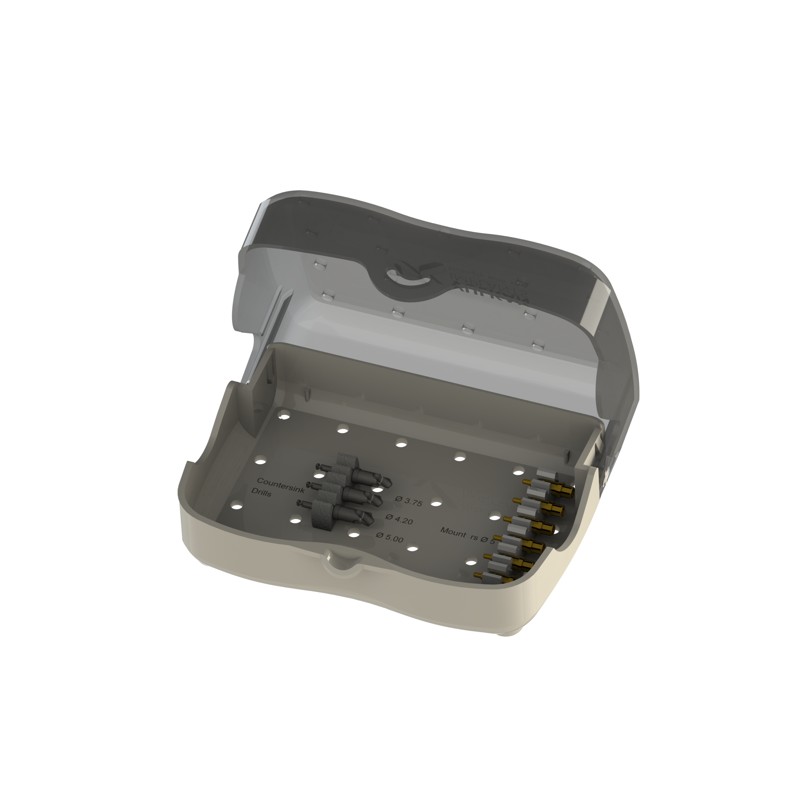 kit quirúrgico de cirugía guiada Vulkan Implants Básico